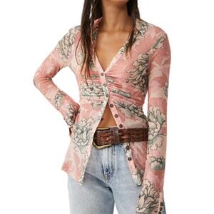 Free People Luckee Shirt -- GUC!